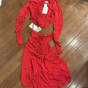 A.L.C Matching Set. NWT small top, medium skirt